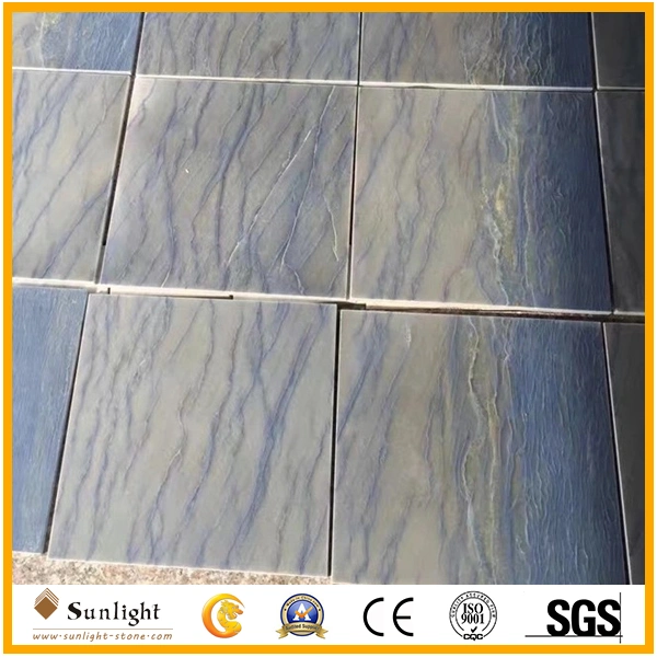 A Grade Hotel Lobby Floor Marble Azul Blue Macaubas Luxury Natural Quartz Stone