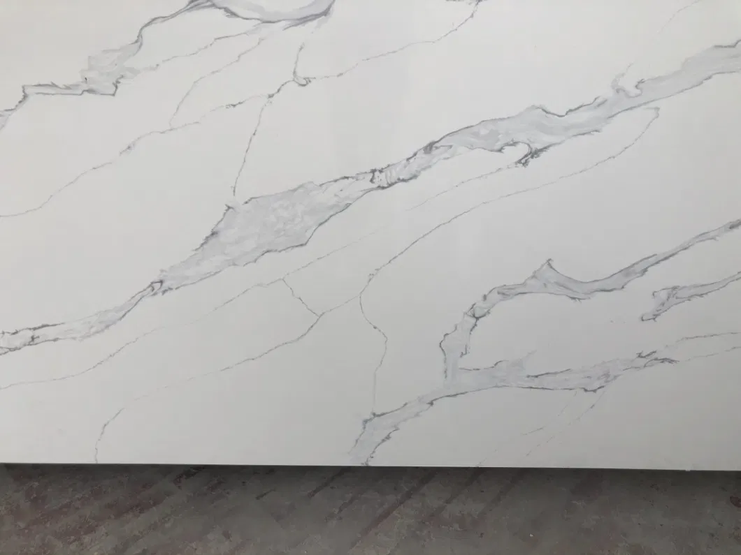 Artificial Quartz Stone Factory White Calacatta for Kitchen Countertops Quartz Stone Countertop Granite Look Quartz Stone Slabs