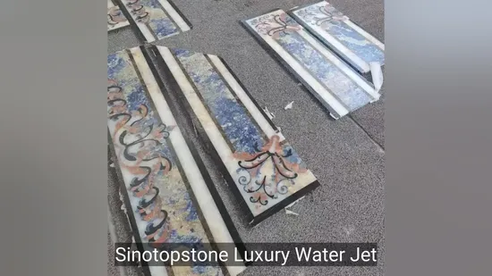 Sinotopstone Luxury Water Jet Marble Mosaic Border